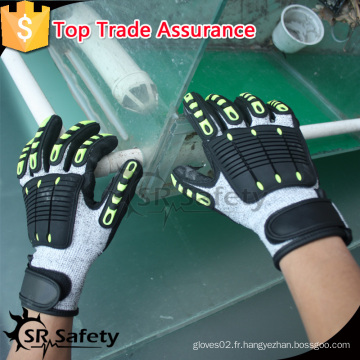SRSAFETY gants anti-impact protecteurs personnels gants de travail mécanique / gants de sécurité